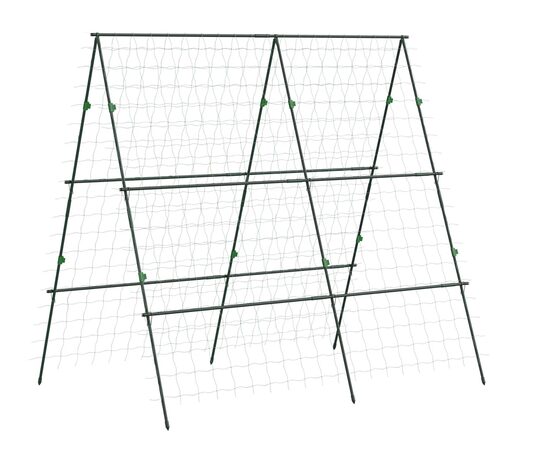 Стойка для выращивания овощей, огурцов, томатов, сетка для выращивания, решетка, 1,8 х 1 х 1,8 м, Outsunny